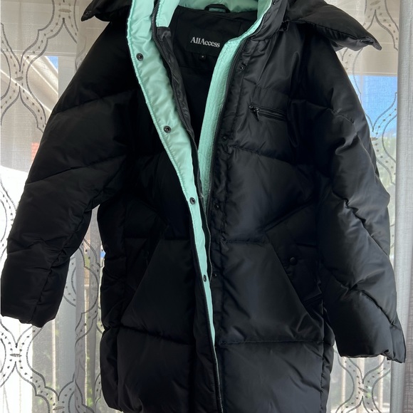 All Access Anthem Parka, Black with Mint Trim, Size M (NWOT) - Picture 5 of 9